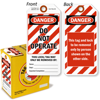 Danger Do Not Operate Tag-in-a-Box