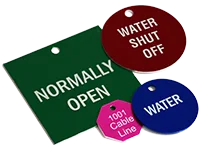 Aluminum Valve Tags