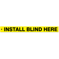 Install Blind Here Flag Tag