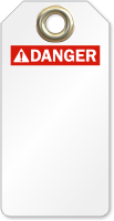 Blank ANSI Danger Tag