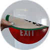 TwinCal™ Window Decal with Two-Sided Print BZ-W2