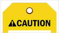 ANSI Caution Tag Header